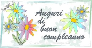 auguri di compleanno per le feste dei bambini