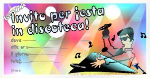A ballare in discoteca, invito discoteca.