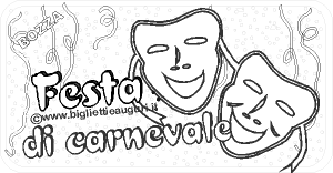 disegni per il Carnevale da stampare e colorare