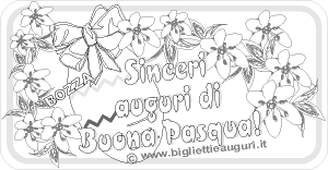 disegni d'auguri per Pasqua