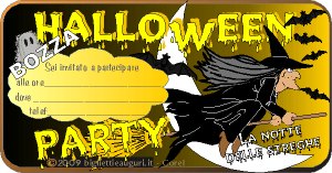 Strega invita al Party di Halloween