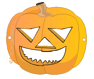 Maschera di Halloween da stampare