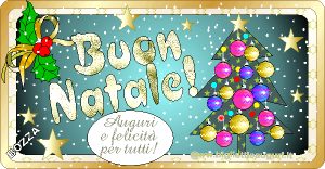 biglietto di buon Natale con paesaggio