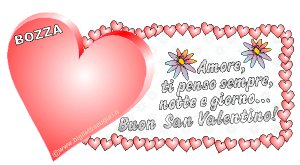 biglietto cuore per San Valentino