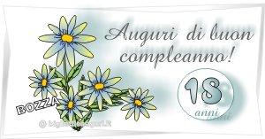 auguri per i 18 anni