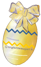 uovo di Pasqua ocra/giallo